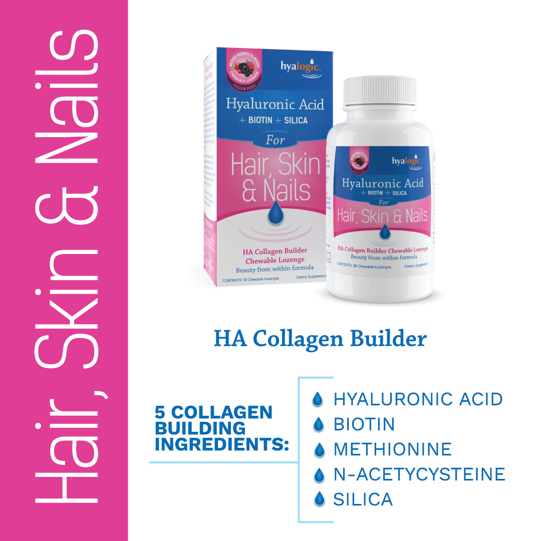 Hyalogic Collagen Builder Lozenge for Hair, Skin & Nails